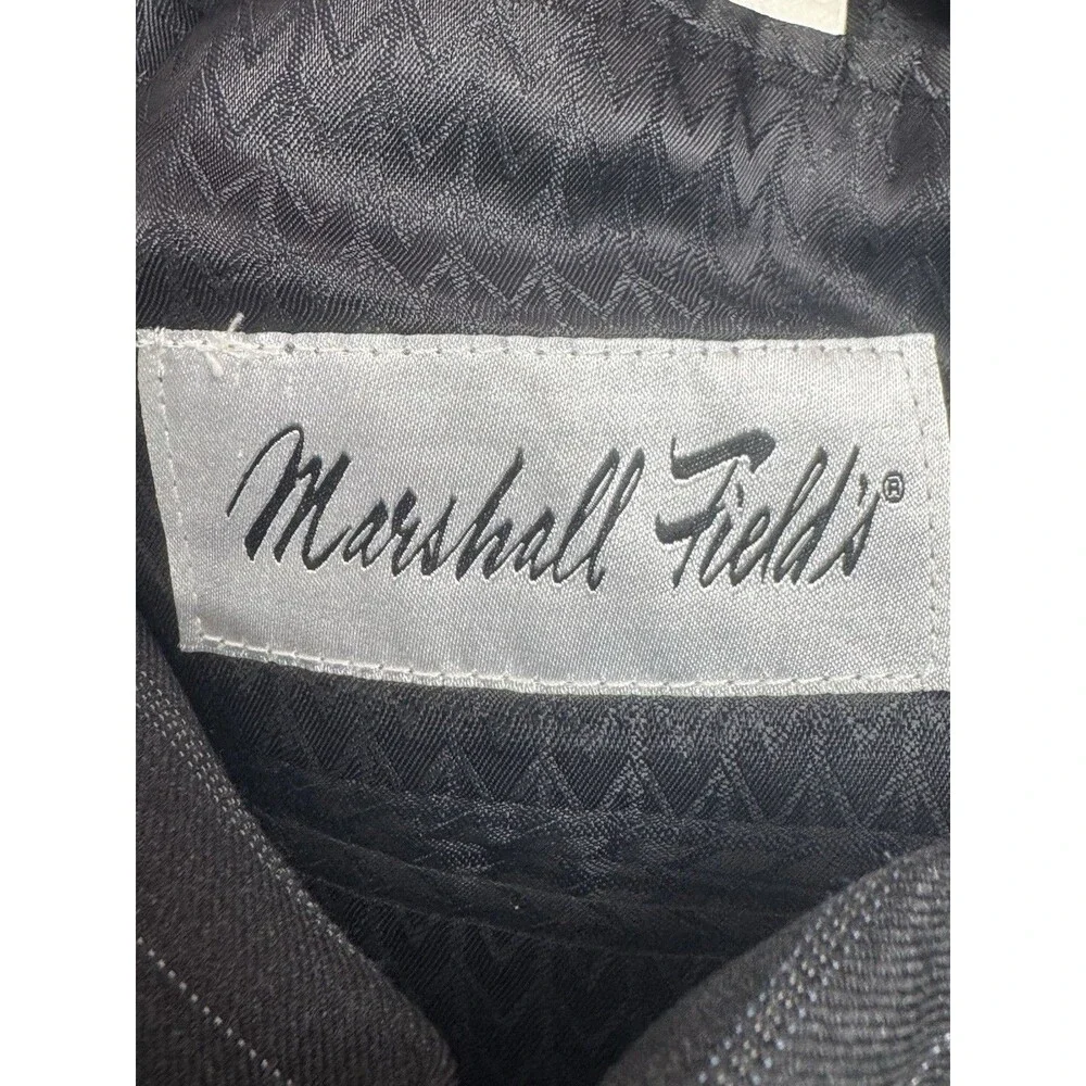 Michael Kors Marshall Fields Black Striped 3-Button Sports Suit Jacket 41 Reg